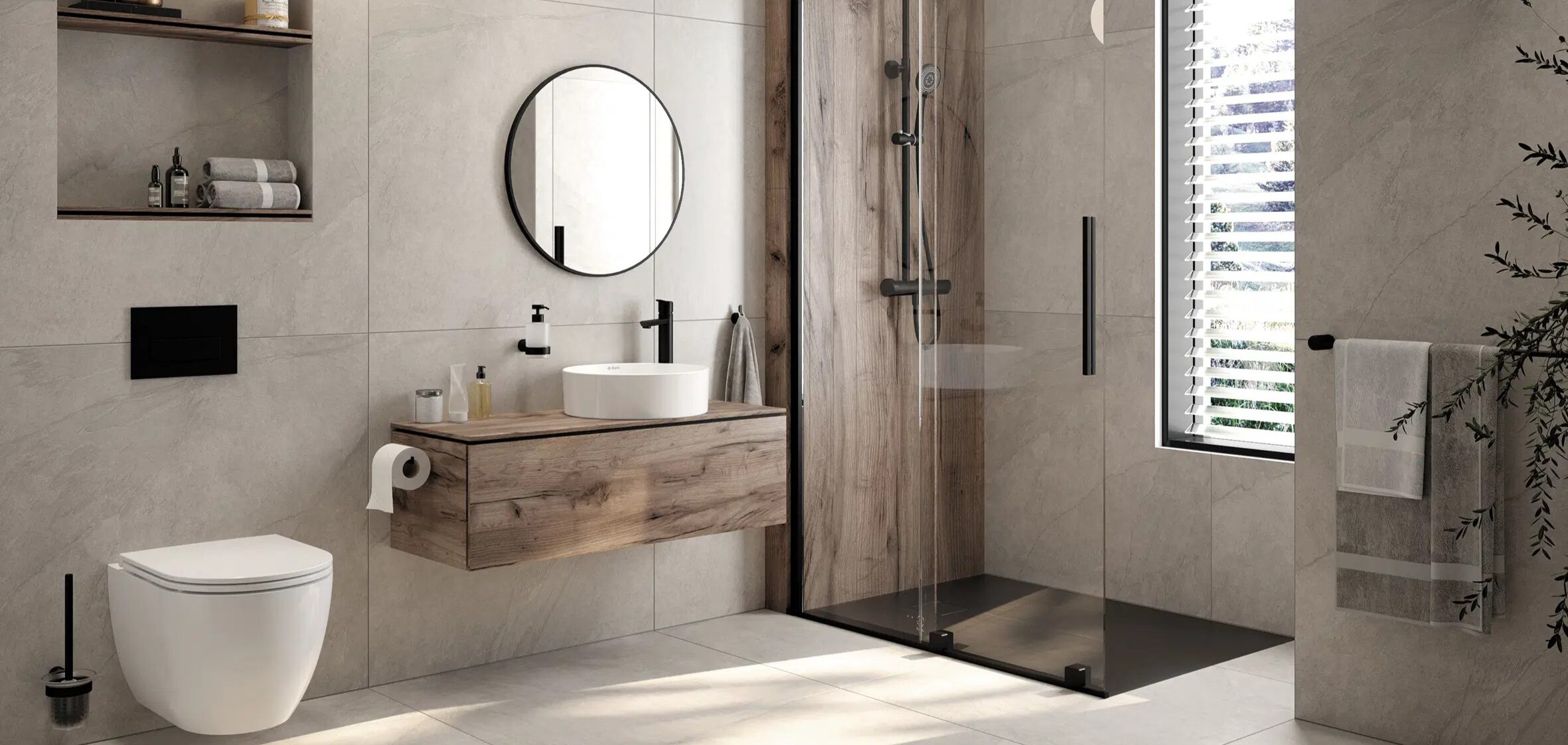 Badezimmerzubehör wie Handtuchhalter, Seifenspender, Duschabzieher, Toilettenpapierhalter in exklusiven design in Mannheim und Wetzlar